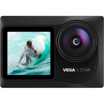 Camera Video Sport Vega X Star Wifi Display Lcd 2 + 1.4 20Mpx 170 Grade MicroSd Slow-Motion Spectrum Hq Timer Time Lapse Negru