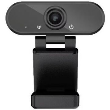 Camera Web IO0026 1080P USB 2.0 FullHD Trepied Inclus Negru