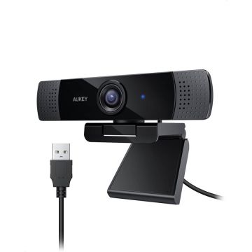 Camera Web PC-LM1E CMOS  2MP Full HD  USB 30FPS  Negru