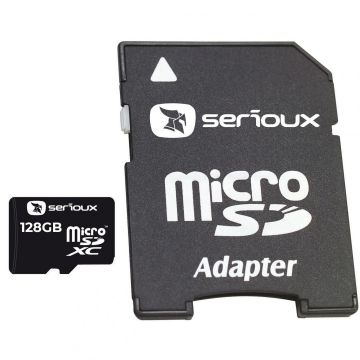 Micro Secure Digital Card Serioux 128GB Clasa 10 cu adaptor SDHC - SFTF128AC10