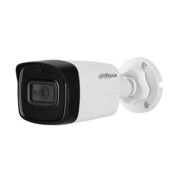 RESIGILAT - Camera supraveghere exterior Dahua Starlight HAC-HFW1500TL-A-0360B-S2, 5 MP, IR 80 m, 3.6 mm, microfon