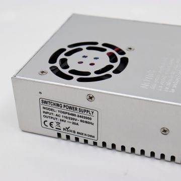 Sursa de alimentare profesionala YDS 24V 20A comutatie carcasa metalica Sursa de alimentare profesionala YDS 24V 20A comutatie carcasa metalica
