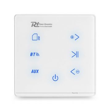 Amplificator audio imcastrabil Power Dynamics Powerline A50W 952.454, USB/SD, Bluetooth, 40W RMS, 8 ohm