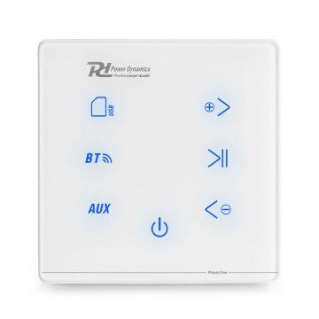 Amplificator audio incastrabil Power Dynamics Powerline A100W 952.456, USB/SD, Bluetooth, 80W RMS, 8 ohm