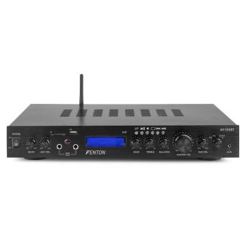 Amplificator home theatre cu 5 canale Fenton AV-150BT 103.148, USB/SD, Bluetooth, MP3, 400W RMS, 8 ohm