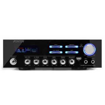 Amplificator stereo HiFi Fenton AV120BT 103.205, USB, Bluetooth, 2x60W RMS, 8 ohm