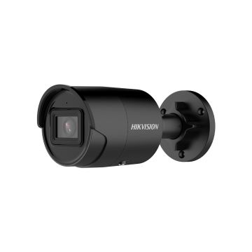 Camera supraveghere de exterior IP Hikvision AcuSense DarkFighter DS-2CD2086G2-IU(2.8MM)(C)(BLACK), 8MP, IR 40 m, 2.8 mm, slot card, microfon, PoE