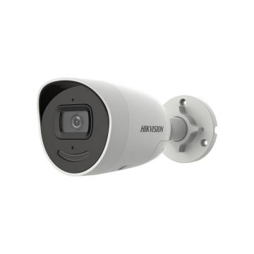 Camera supraveghere de exterior IP Hikvision AcuSense DarkFighter DS-2CD2086G2-IU/SL(4MM)(C), 8MP, IR 40 m, 4 mm, slot card, microfon, PoE