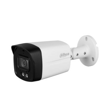 Camera supraveghere exterior Dahua Full Color HAC-HFW1209TLMP-LED, 2 MP, lumina alba 40 m, 3.6 mm