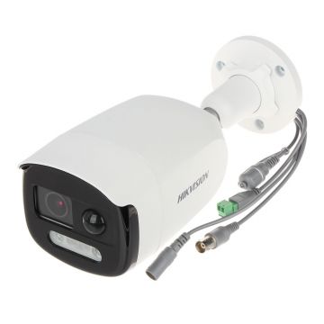 Camera supraveghere exterior Hikvision Turbo HD X ColorVu DS-2CE12DFT-PIRXOF2.8, 2 MP, lumina alba 40 m, 2.8 mm, sirena, PIR Camera supraveghere exterior Hikvision Turbo HD X ColorVu DS-2CE12DFT-PIRXOF2.8, 2 MP, lumina alba 40 m, 2.8 mm, sirena, PIR