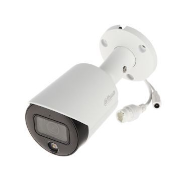 Camera supraveghere exterior IP Dahua Full Color IPC-HFW2439S-SA-LED-0280B-S2, 4 MP, 2.8 mm, lumina alba 30 m, slot card, microfon, PoE Camera supraveghere exterior IP Dahua Full Color IPC-HFW2439S-SA-LED-0280B-S2, 4 MP, 2.8 mm, lumina alba 30 m, slot card, microfon, PoE