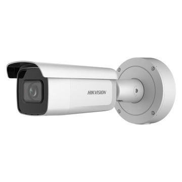 Camera supraveghere exterior IP Hikvision AcuSense DarkFighter DS-2CD2646G2-IZS, 4 MP, IR 60 m, 2.8-12 mm, slot card, PoE