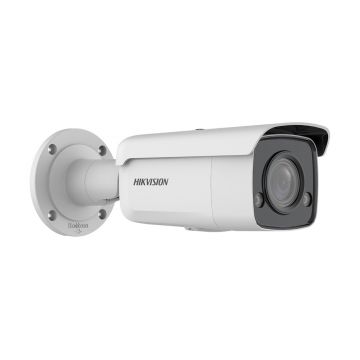 Camera supraveghere exterior IP Hikvision ColorVu DS-2CD2T87G2-L, 8 MP, lumina alba 60 m, 4 mm, slot card, PoE