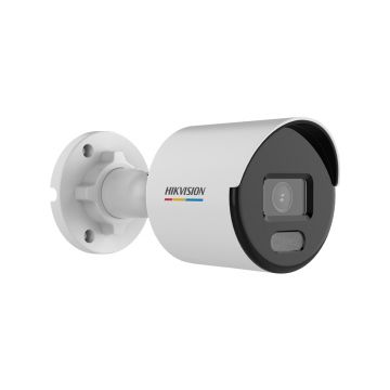 Camera supraveghere exterior IP Hikvision Full Color DS-2CD1047G0-L-4MM, 4 MP, distanta lumina alba 30 m, 4 mm, PoE