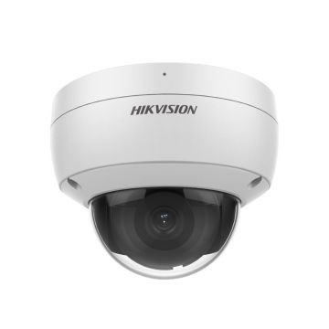 Camera supraveghere IP Dome Hikvision AcuSense DarkFighter DS-2CD2146G2-ISU, 4 MP, IR 30 m, 2.8 mm, microfon, slot card, PoE