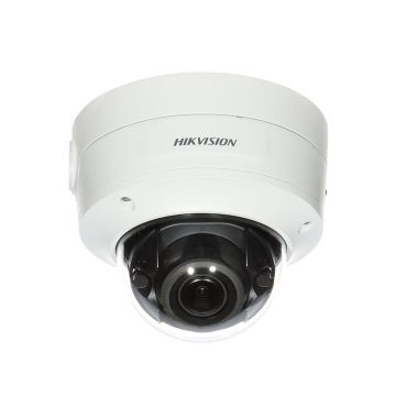 Camera supraveghere IP Dome Hikvision AcuSense DarkFighter DS-2CD2746G2-IZS, 4 MP, IR 40 m, 2.8-12 mm, slot card, PoE