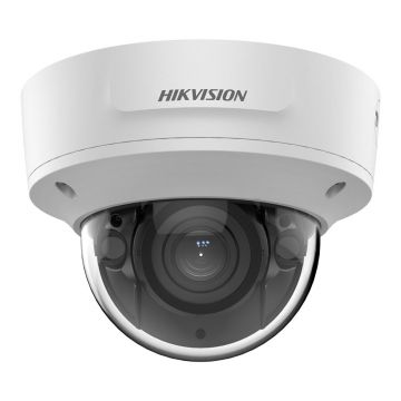 Camera Supraveghere IP Dome Hikvision AcuSense DS-2CD2763G2-IZS, 6 MP, 2.8-12 mm, PoE, slot card, motorizat