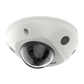 Camera supraveghere IP Dome Hikvision ColorVu DS-2CD2527G2-LS(2.8MM)(C), 2 MP, 2.8 mm, lumina alba 30 m, PoE, slot card, microfon