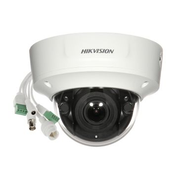 Camera supraveghere IP Dome Hikvision DS-2CD2743G2-IZS, 4 MP, IR 40 m, 2.8 - 12 mm, motorizat, slot card, PoE