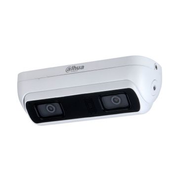 Camera supraveghere IP Dual Lens WizMind Dahua IPC-HDW8341X-3D-0360B-S2, 3MP, IR 20 m, 3.6 mm, microfon, PoE