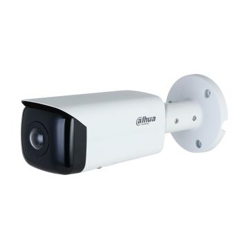 Camera supraveghere IP exterior Dahua WizSense IPC-HFW3441T-AS-P-0210B, 4 MP, 2.1 mm, IR 20 m, slot card, unghi 180 grade, microfon, PoE