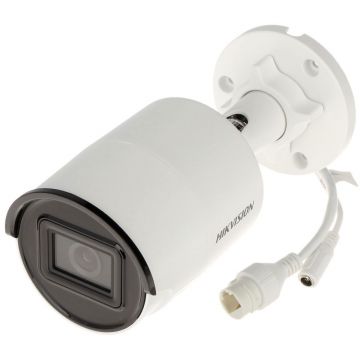 Camera supraveghere IP exterior Hikvision AcuSense DS-2CD2063G2-I28, 6 MP, IR 40 m, 2.8 mm, PoE, slot card