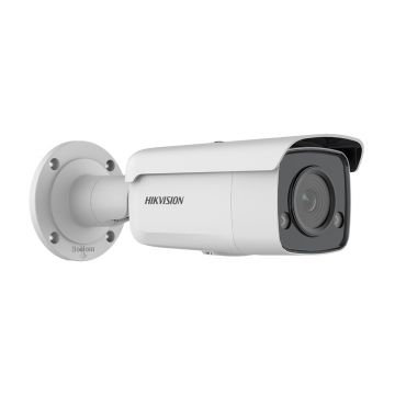 Camera supraveghere IP exterior Hikvision ColorVu DS-2CD2T27G2-L, 2 MP, 2.8 mm, lumina alba 60 m, slot card, PoE