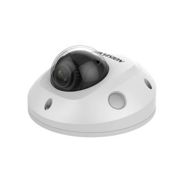 Camera supraveghere IP Mini Dome Hikvision DS-2CD2563G0-I28, 6 MP, 2.8 mm, IR 10 m, slot card, PoE