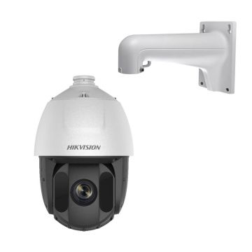Camera supraveghere IP PTZ Speed Dome Hikvision Acusense Ultra Low Light DS-2DE5225IW-AES5, 2 MP, IR 150 m, 4.8-120 mm, motorizat, 25x, slot card, PoE + suport Camera supraveghere IP PTZ Speed Dome Hikvision Acusense Ultra Low Light DS-2DE5225IW-AES5, 2 MP, IR 150 m, 4.8-120 mm, motorizat, 25x, slot card, PoE + suport