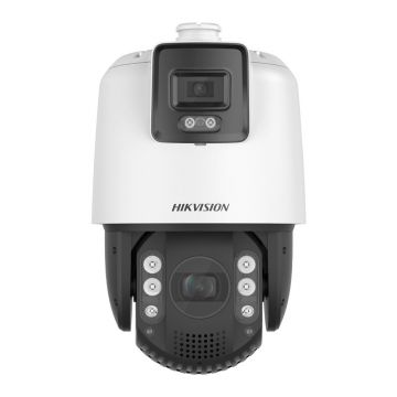 Camera supraveghere IP Speed Dome PTZ Duala Hikvision TandemVu DS2SE7C425MWAEB14F, 4 MP, 4.8 - 120 mm / 4 mm, motorizat, lumina alba 30 m, IR 200 m, stroboscop, slot card, x25, Hi-PoE, auto tracking Camera supraveghere IP Speed Dome PTZ Duala Hikvision TandemVu DS2SE7C425MWAEB14F, 4 MP, 4.8 - 120 mm / 4 mm, motorizat, lumina alba 30 m, IR 200 m, stroboscop, slot card, x25, Hi-PoE, auto tracking