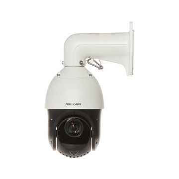 Camera supraveghere IP Speed Dome PTZ Hikvision AcuSense DS-2DE4215IW-DE T5, 2MP, 5 - 75 mm, motorizat, IR 100 m, 16x, slot card, PoE