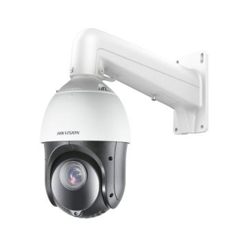 Camera supraveghere IP Speed Dome PTZ Hikvision DarkFighter DS-2DE4415IW-DES6, 4 MP, IR 100 m, 4.8 - 72 mm, slot card, 15X, PoE + suport
