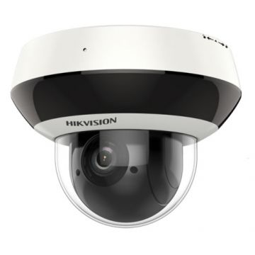 Camera supraveghere IP wireless Mini Speed Dome PTZ Hikvision DarkFighter DS2DE2A404IWDE3WS6, 4 MP, IR 20 m, 2.8 - 12 mm, motorizat, microfon, slot card, PoE