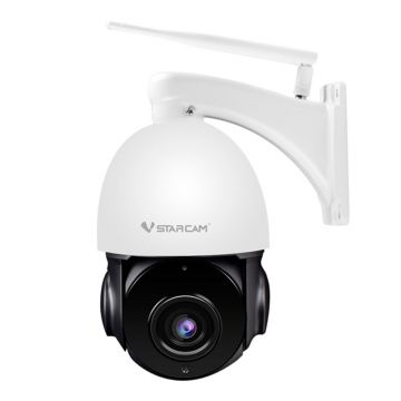 Camera supraveghere wireless IP WiFi PTZ Vstarcam CS66Q-X18, 4 MP, IR 25 m, 5.9 - 94.4 mm, 18x, slot card, microfon, detectie miscare, tracking