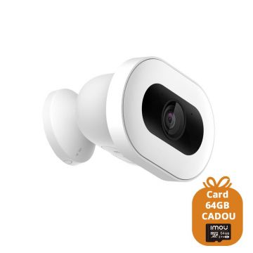 Camera supraveghere wireless WiFi Imou Full Color Active Deterrence Knight IPC-F88FIP-V2, 8 MP, IR 30 m, lumina alba 20 m, 2.8 mm, 16x, slot card, microfon, sirena