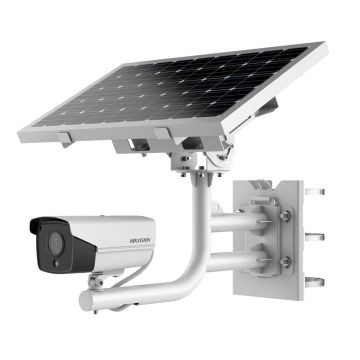 Sistem supraveghere GSM 4G de exterior Hikvision DS-2XS6A25G0I20S40 cu panou solar, 2 MP, IR 30 m, 2.8 mm, slot card