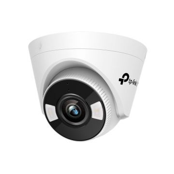 Camera supraveghere wireless WiFi Dome TIP-LINK Full Color VIGI C440-W, 4 MP, 4 mm, IR/lumina alba 30 m, active defense, microfon si difuzor, slot card, vizualizare de pe telefon, detectie persoane
