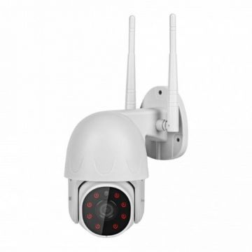 Camera supraveghere IP PTZ Wi-Fi, 2MP, IR 10 m, Slot Card SD, Microfon, Difuzor - Kruger&Matz Connect C30