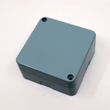 Doza derivatie patrata 100x100x50 mm pentru montaj camere supraveghere Gri
