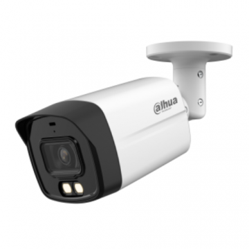 Kit supraveghere Dahua 4 camere 5MP Smart Dual Light, IR/Lumina Alba 40m, DVR 4 canale 8MP 4K si accesorii