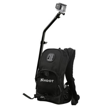 Rucsac multifunctional cu brat extensibil pentru GoPro, Xiaomi, SJCAM GP403