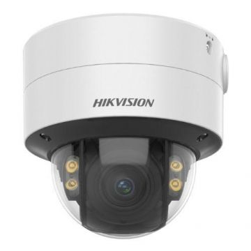 Camera supraveghere IP, 8MP 4K, lentila 2.8 - 12 mm, IR 40m, lumina alba 40m, PoE, Hikvision DS-2CD2787G2T-LZS(2.8-12mm)(C) (Alb)