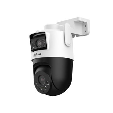 Camera supraveghere rotativa PT IP WiFi 6 wireless cu lentila duala Dahua Picoo Dual P3D-3F-PV, 3 + 3 MP, 2.8 mm / 6 mm , IR 30 / 50 m, lumina alba 20 / 40 m, slot card, Bluetooth, alarma vizuala/sonora, auto-tracking