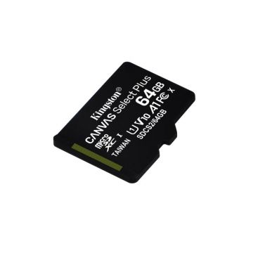 Card de Memorie MicroSD Kingston, 64GB, Select Plus, Clasa 10 UHS-I Performance
