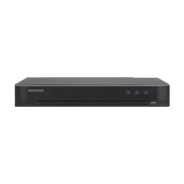 DVR 4 canale analog max. 8MP 4K, 4 canale IP max. 8MP 4K, AUDIO 'over coaxial', Alarma, 1U - HIKVISION iDS-7204HTHI-M1-S(4A+4/1ALM)
