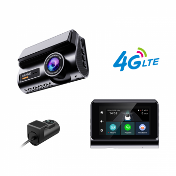 Camera Auto iSEN P85, 4G LTE, 3   IPS, 2K 25fps, WiFi Hotspot, GPS Beidou, Monitorizare la Distanta, G-sensor, Comunicare bidirectionala, Camera fata spate