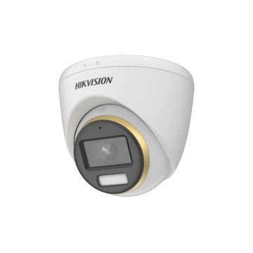 Camera de supraveghere Hikvision Turbo HD turret DS-2CE72DF3T-FS(3.6mm) (O-STD); 2MP, Color Vu - imagini color pe timp de noapte, mirofon audio incorporat, Aperture F1.0, Color Vu - imagini color pe timp de noapte, mirofon audio incorporat, Aperture