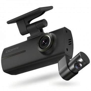 Camera Auto Fata Spate DDPAI N1 Dual, 1296P+1080P, Wi-Fi, Mod parcare 24/7 (Negru)