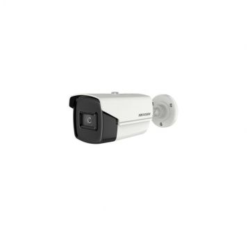 Camera de supraveghere Hikvision Turbo HD Bullet DS- 2CE16U1T-IT3F (2.8mm); 8.29MP; 4K; lentila fixa 2.8mm; rezolutie: 3840 (H) × 2160 (V); Frame Rate: TVI: 8MP@12.5fps, 8MP@15fps, 5MP@20fps, 4MP@25fps, 4MP@ 30fps, 2MP@25fps,2MP@30fps; distanta IR: 60m;