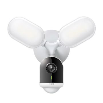 Camera supraveghere wireless IP Wi-Fi cu proiectoare TP-Link Color Night Vision TAPO C720, 4 MP, IR/lumina alba 30 m, microfon si difuzor, slot card, control prin aplicatie, detectare smart, sirena